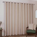 BLACKOUT & THERMAL VELVET NATURAL 66x54 Curtain