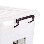 70L Rolling Clear Storage Box