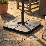 Cantilever Parasol Base Quarter Piece
