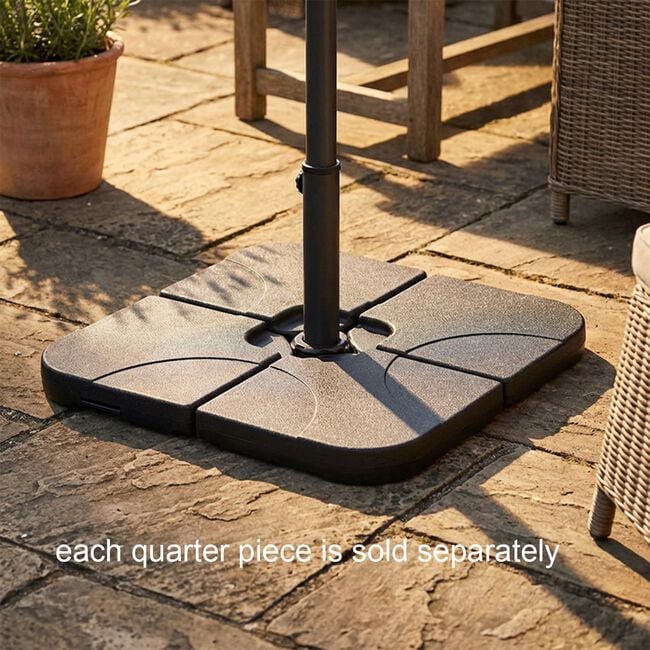 Cantilever Parasol Base Quarter Piece