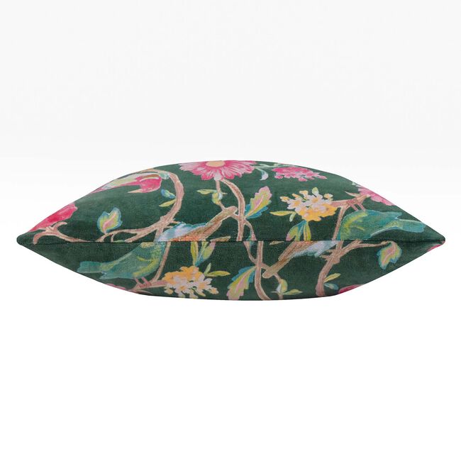 WYLDER AVIARY TEAL GREEN 50X50 Cushion