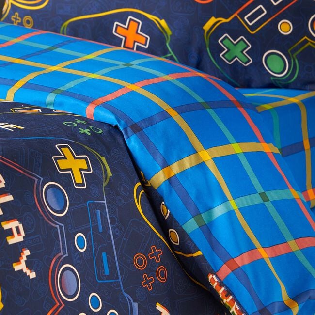 KING DUVET COVER Gaming Check