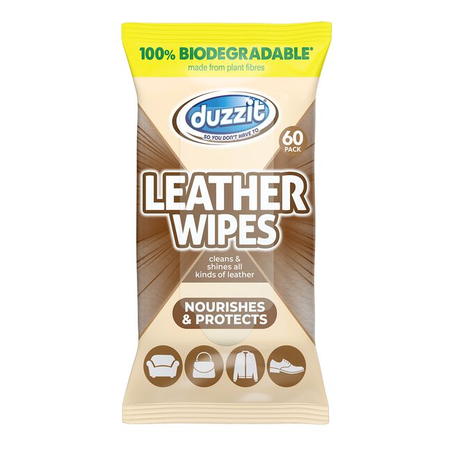 Duzzit 60 Leather Cleaning Wipes