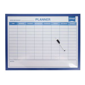 Concept Magnetic Dry Wipe Planner Whiteboard