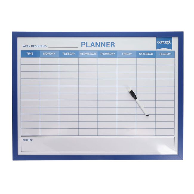 Concept Magnetic Dry Wipe Planner Whiteboard
