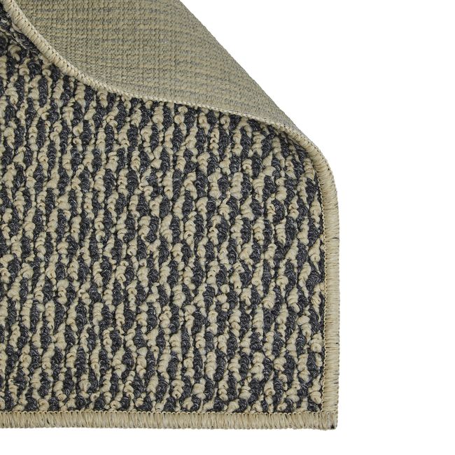 Sahara Doormat 50x80cm - Ivory & Charcoal