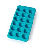 Lekue Round Ice Cube Tray With Lid - Turquoise