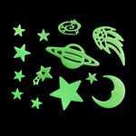 Glow in the Dark Galaxy Stick-ons