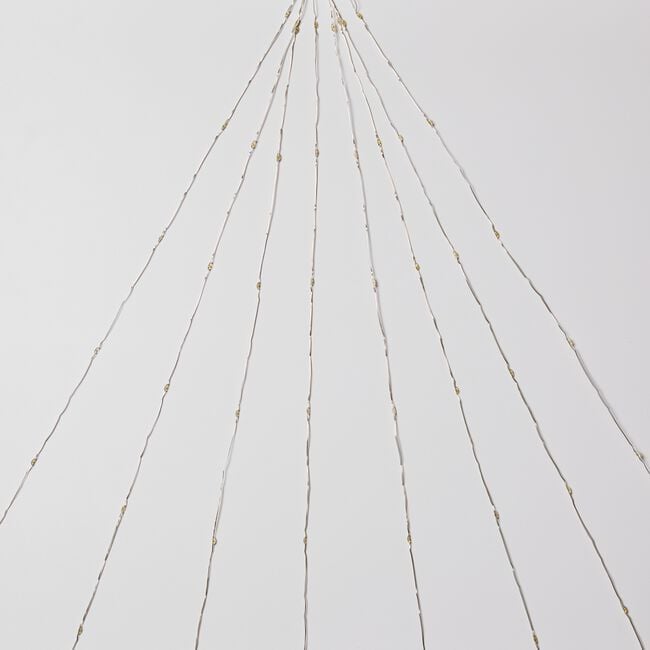 224 LED Wall Silhouette Christmas Tree Lights