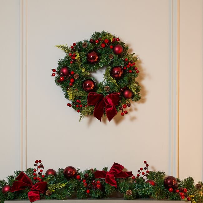 Luxury Decorated Christmas Wreath
