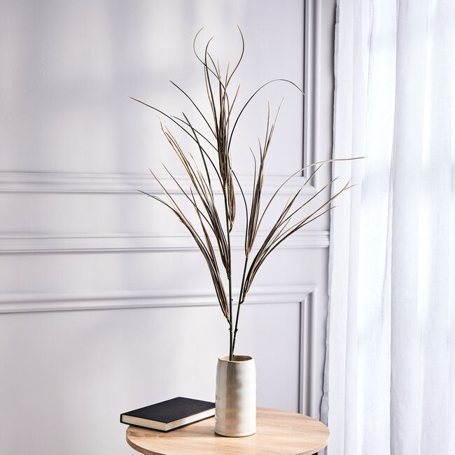 Grass Spray Vanilla Faux Flower