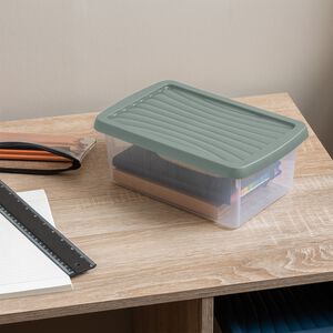 Wham 3.5L Green Lid Storage Box Set Of 4