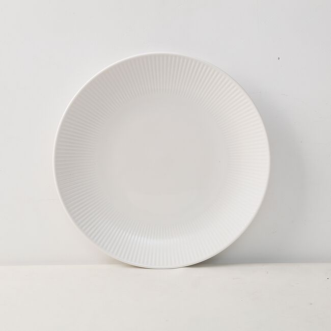 Abney & Croft Embossed Ribbed 16 Piece Dinner Set