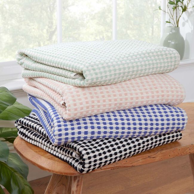 500GSM TURKISH YARN DYED WEAVE SAGE Bath Sheet