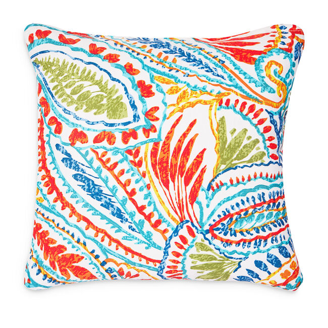 Tropical Print Outdoor Cushion 45cm x 45 - Multi