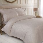 DOUBLE DUVET COVER Enniskerry Jacquard Champagne