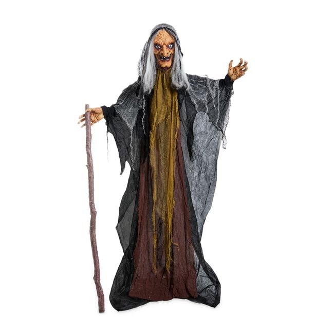 Lifesize Standing Animated Witch