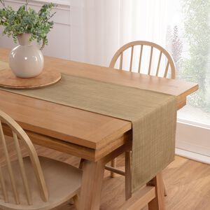 WOVEN WATERPROOF Natural 40x200cm Table Runner