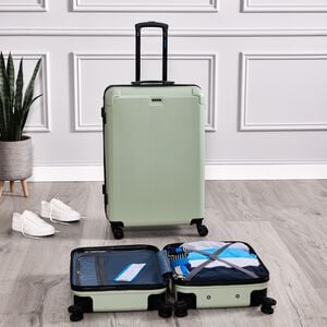 LARGE Lightweight Hardshell Luggage - Sage Green