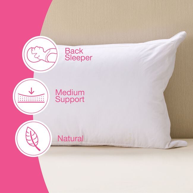 Quiet Night AirComfort Duck Feather Pillow