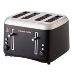 Russell Hobbs Addison Black 4 Slice Toaster