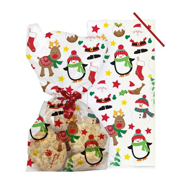 Christmas Pals 20 Cello Bags