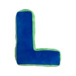 LETTER L Cushion Blue/Green