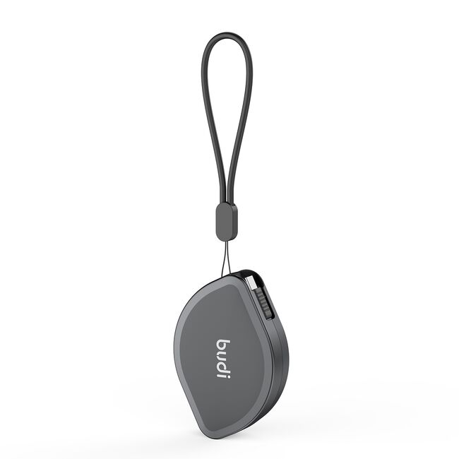 Budi Black 4 in 1 Retractable Charger & Sync Cable