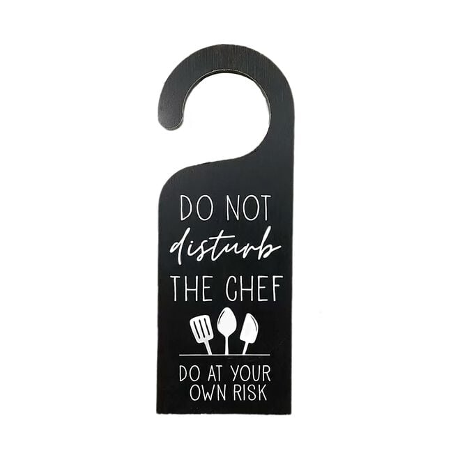 Don't Disturb the Chef Door Hanger 11cm x 30cm