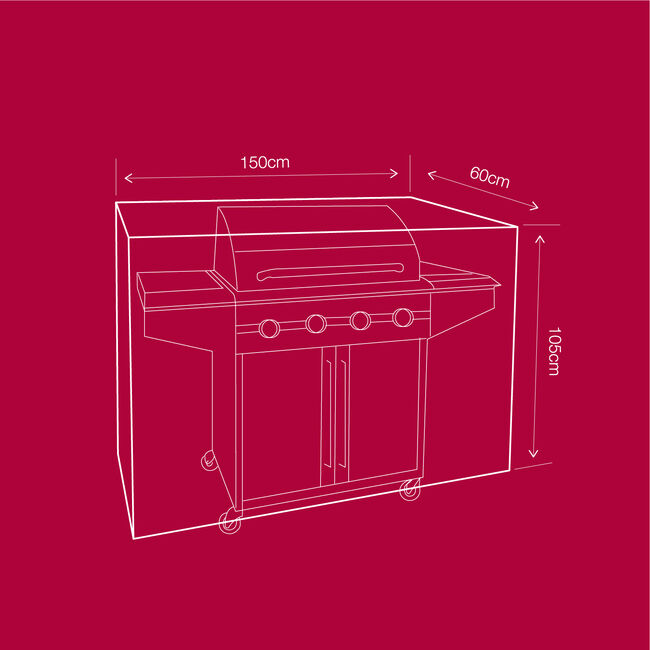 100GSM 4/5 Burner Gas BBQ cover