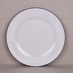 Abney & Croft Blue Rim 12 Piece Dinner Set