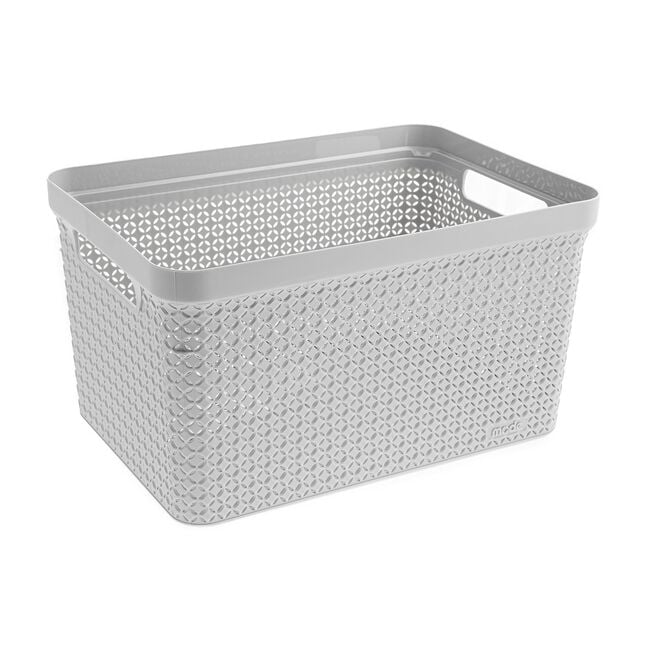 Ezy Mode Basket Stone Grey 17.3L