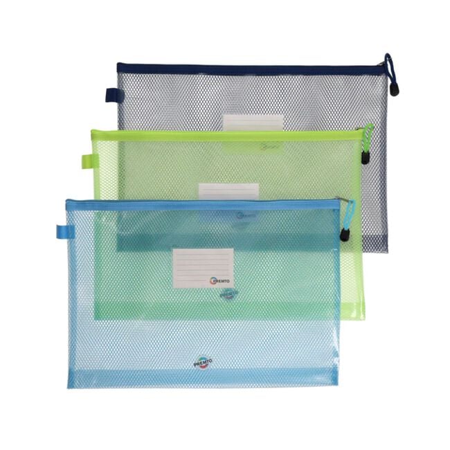 Premto Ultramesh Document Wallet Folder - 3 Pack
