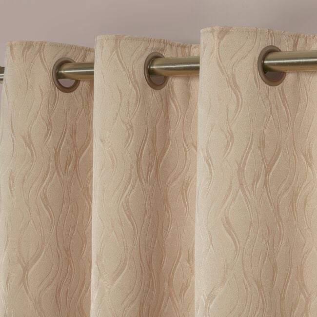 BLACKOUT & THERMAL LUXE GOLD 66x54 Curtain