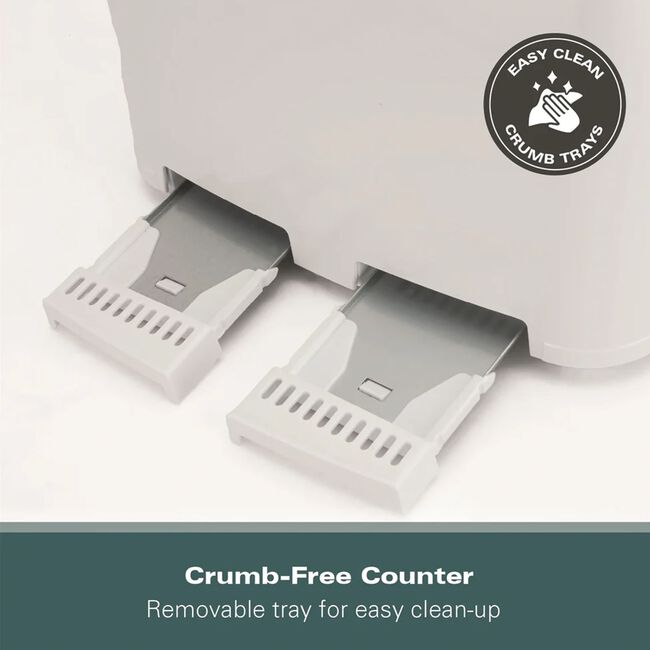 HAMILTON BEACH ESSENTIALS WHITE 4 Slice Toaster