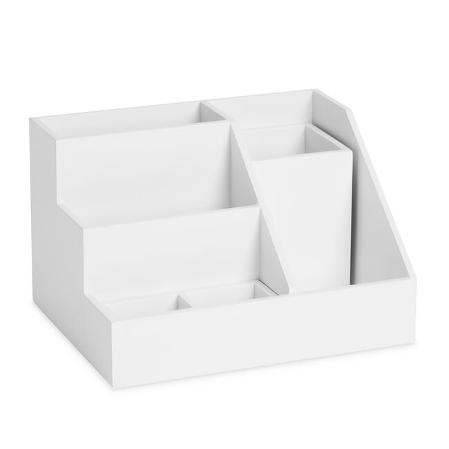 Storage Master Office Desk Organiser White