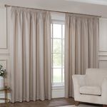 PENCIL PLEAT DUCHESS GOLD 66x54 Curtain