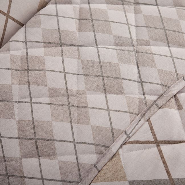 Argyle Bedspread 200 x 220cm