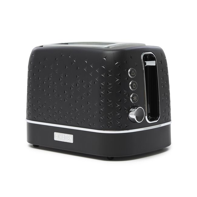 Haden Starbeck 2 Slice Black Toaster