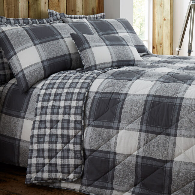 SINGLE DUVET COVER Jack Charcoal