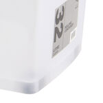 32L Rolling Storage Box Clear