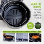 Tower Black Round Foldable Air Fryer Trays -2 Pack