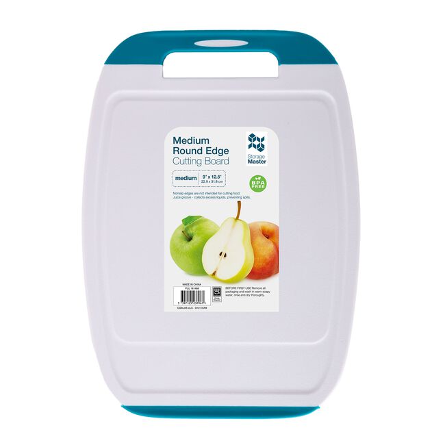 Storage Master Medium Round Edge Cutting Board