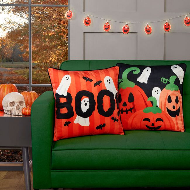 Ghost Pumpkin 2 Piece Set Cushion Covers