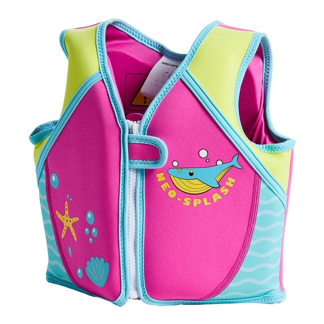 PINK SWIM VEST 3-6Y