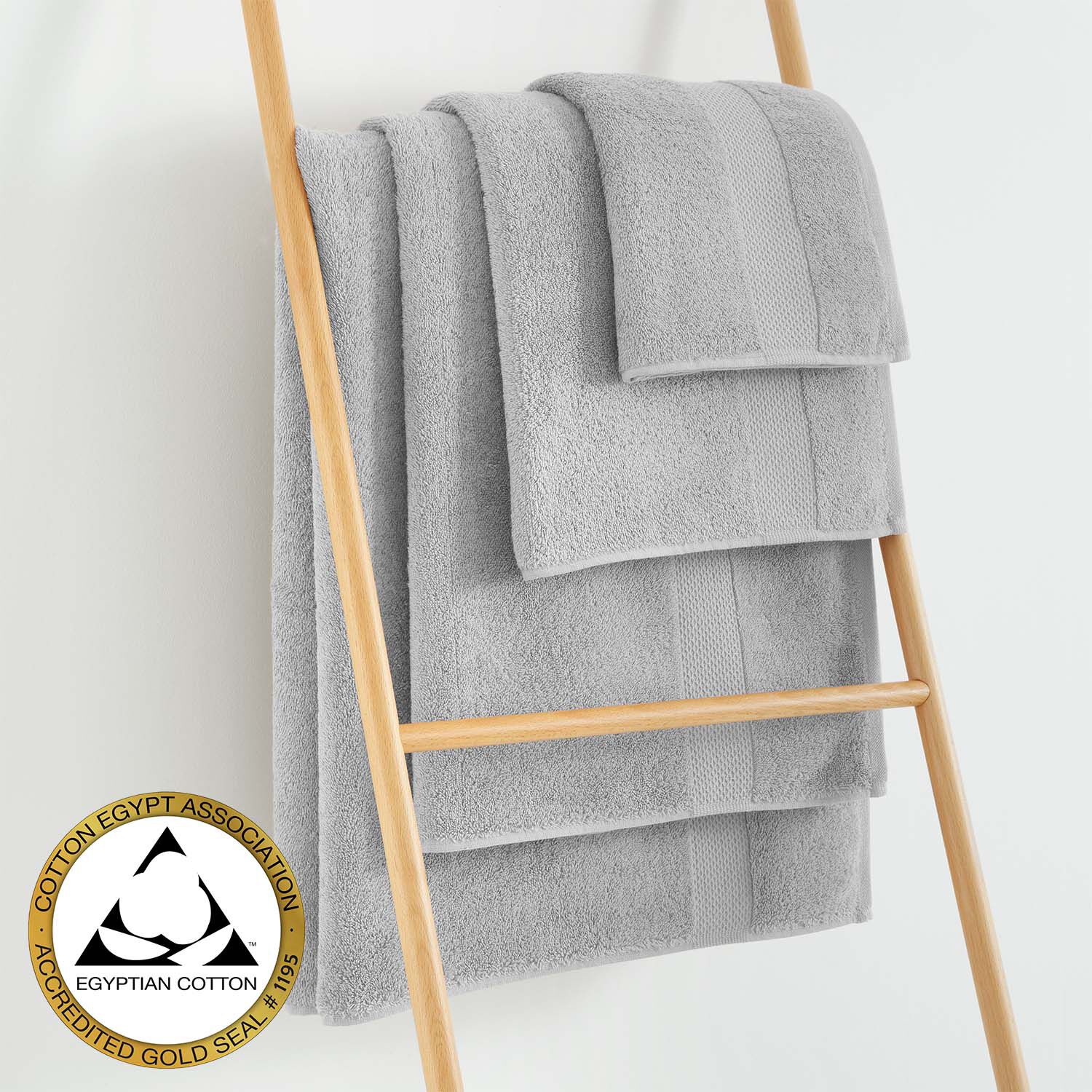 Grey egyptian cotton bath sheets online