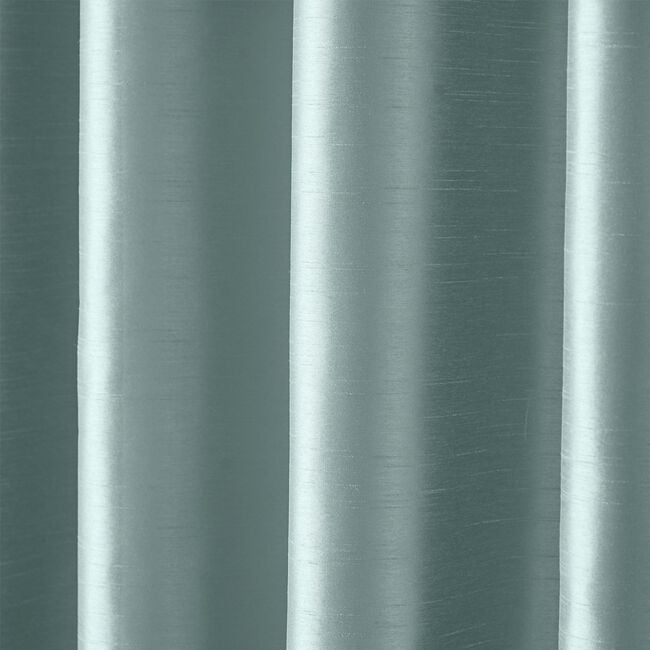 ELEGANZA FAUX SILK DUCK EGG 90x90 Curtain