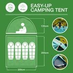 Easy Up Camping Tent - 4 Person