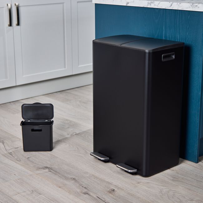 60L RECYCLING BIN Black