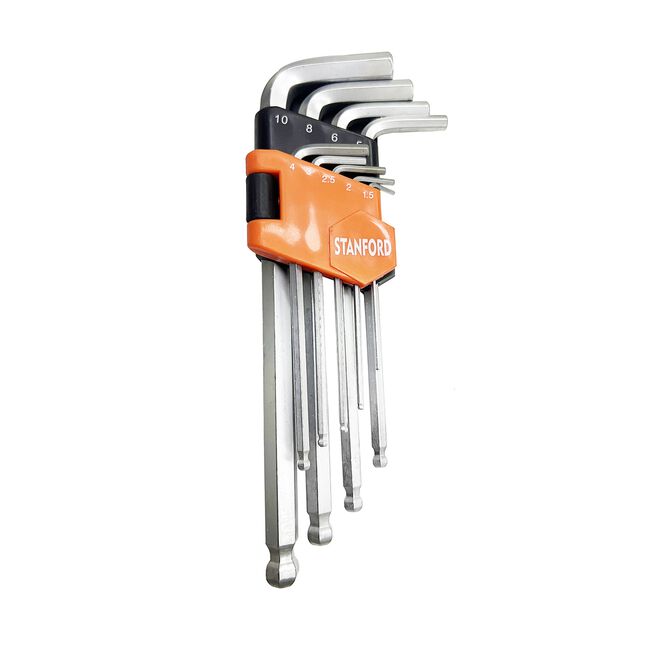 9PC Ball Point Hex Allen Key Set